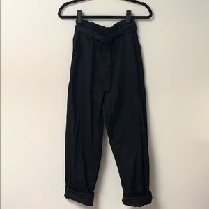 Black cargo trousers Misguided NWT